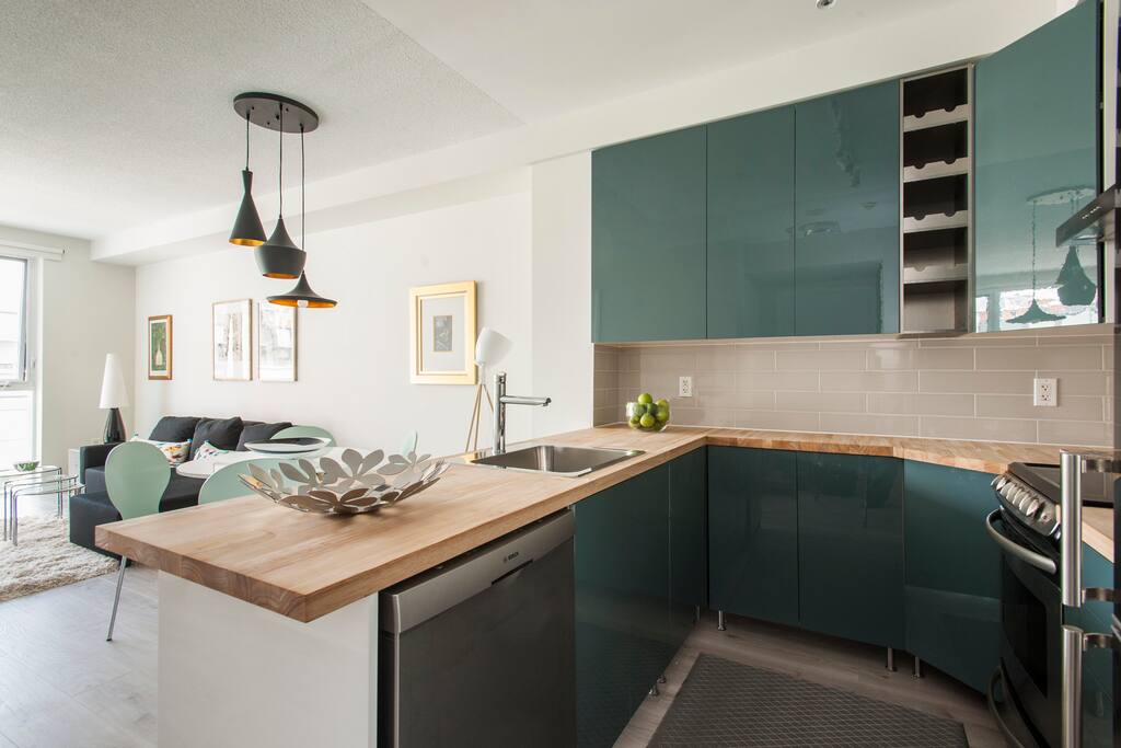 New fully equipped kitchen