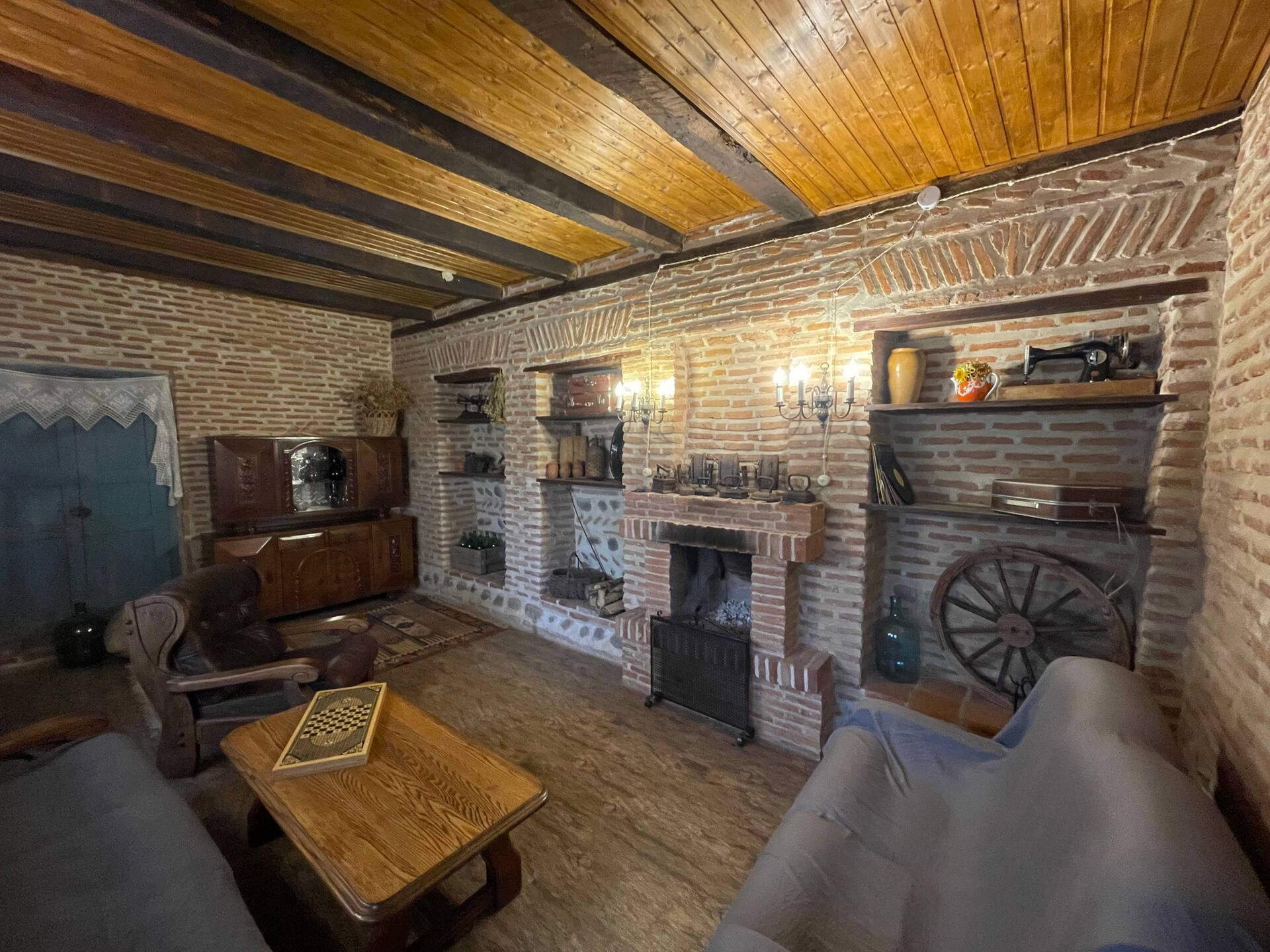 Old Georgian house with fireplace Marani