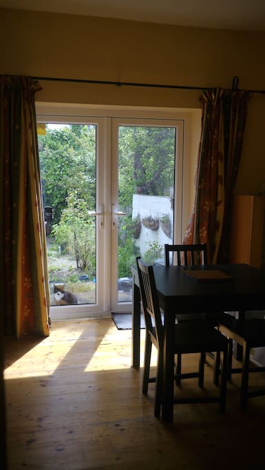Dining area and access to back garden