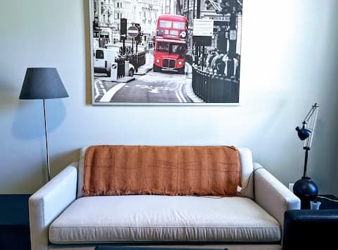 Clean, Modern Apt · 1 BR/2 BA — Great Location!