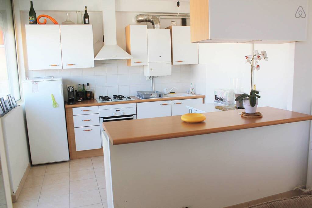 Open plan kitchen