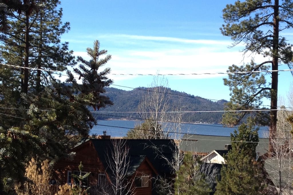 View of the lake from house