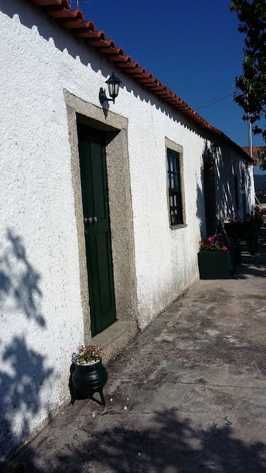 Outside of the house