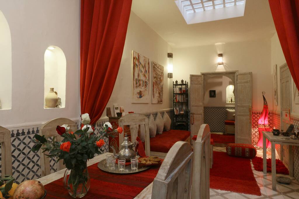 Séjour ouvert sur salon
