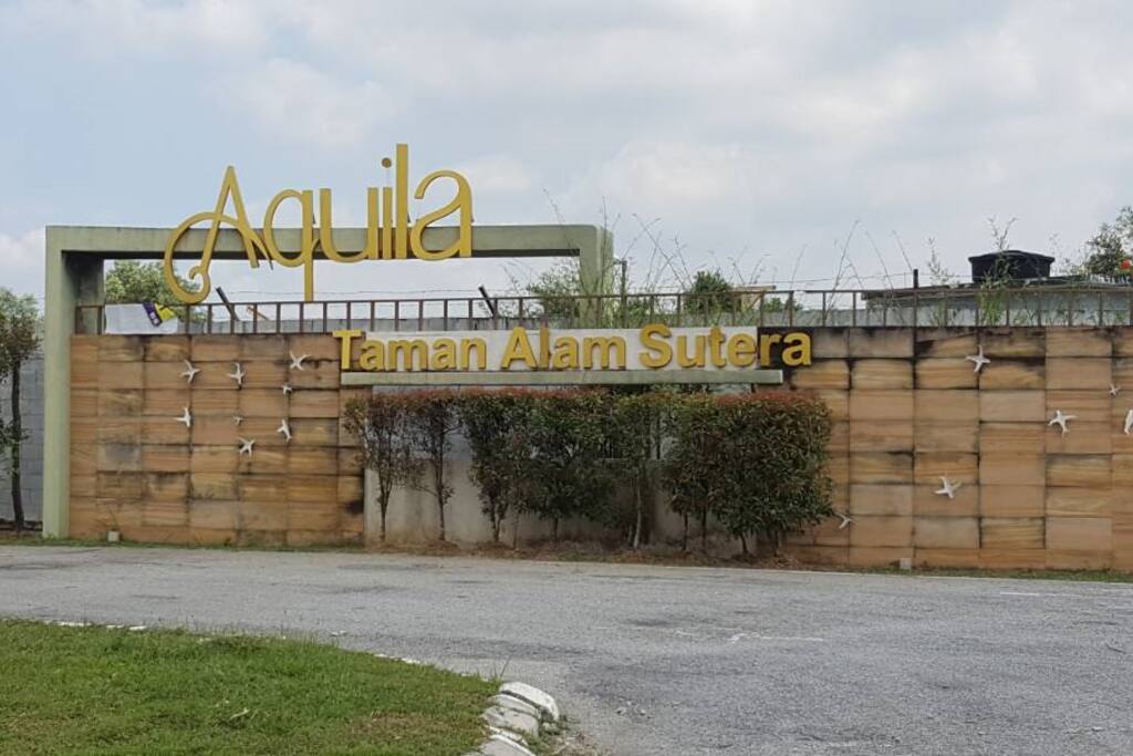 Entrance to the housing area