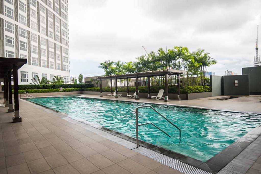 The pool is being maintained regularly and at par with hotel standards.