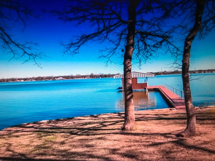 Beautiful views of the lake, and private pier with large deck