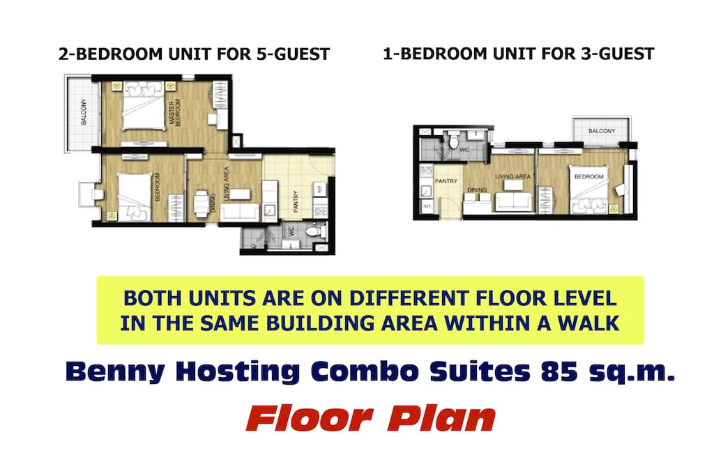 Floor Plan of 2 units