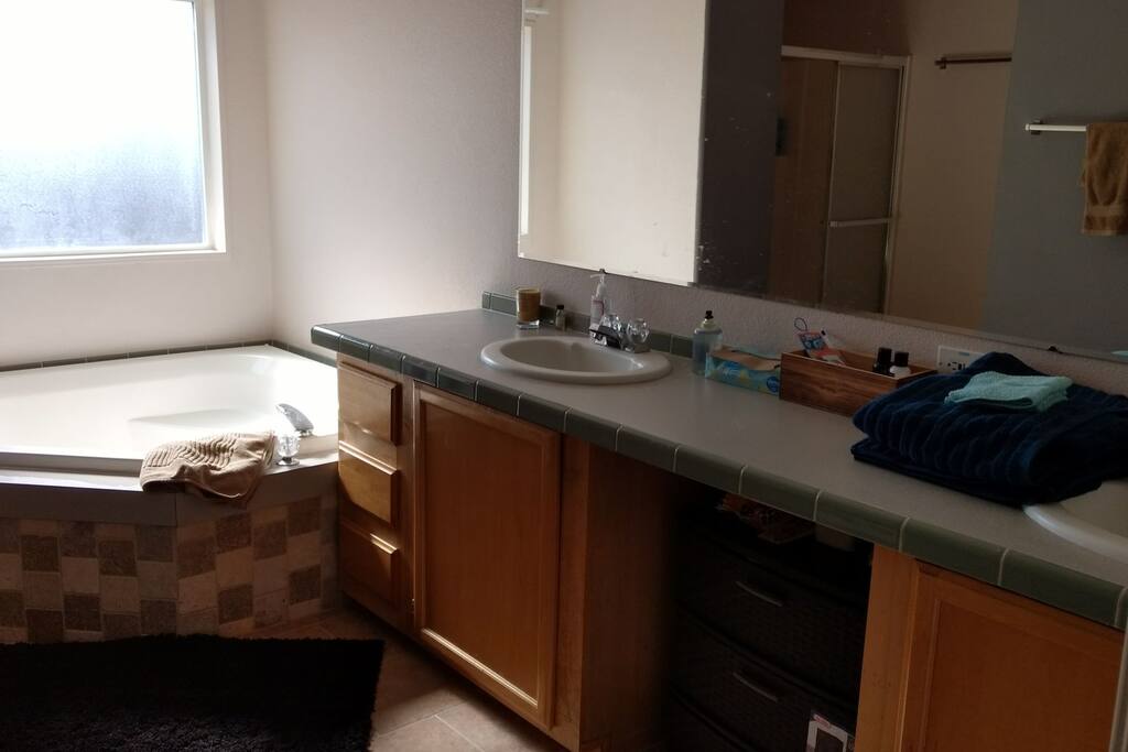 attached bathroom.
