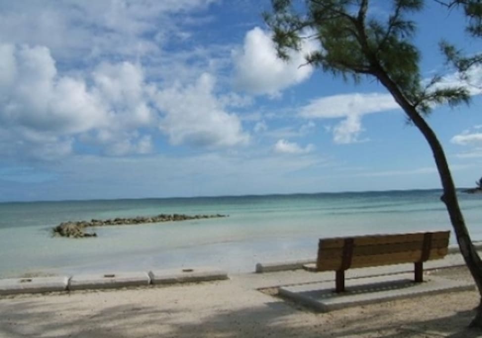Yamacraw beach only a 15 minute walk away.