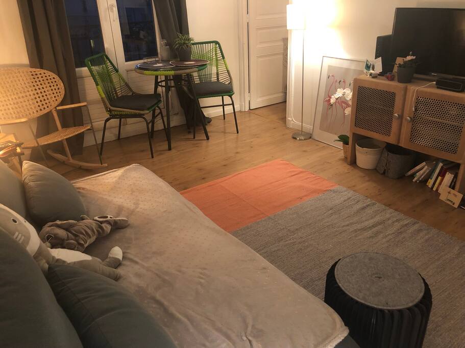 Salon ambiance du soir , cosy et chaleureux