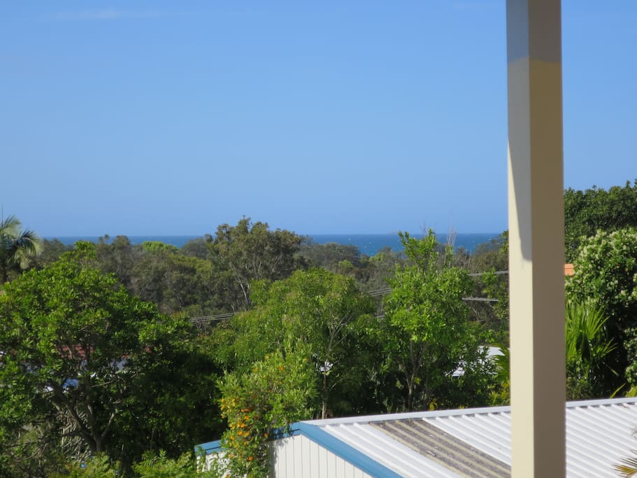 This is the view from the back deck.