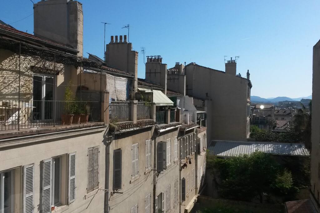 Vue chambre sur cour