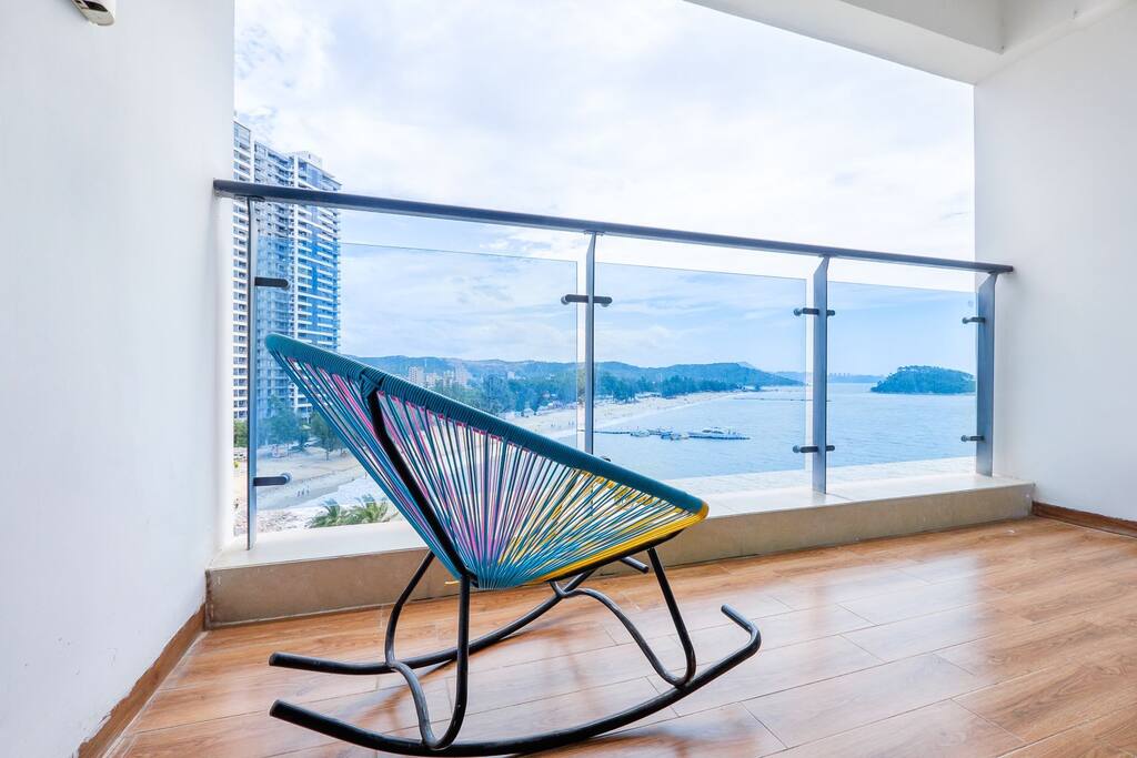阳台看东方日出,海景