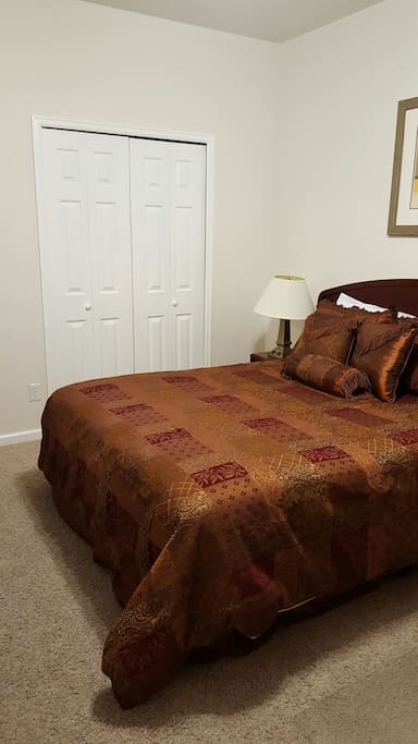 Plenty of closet space for your extended stay. Just bring your bags! We're ready!