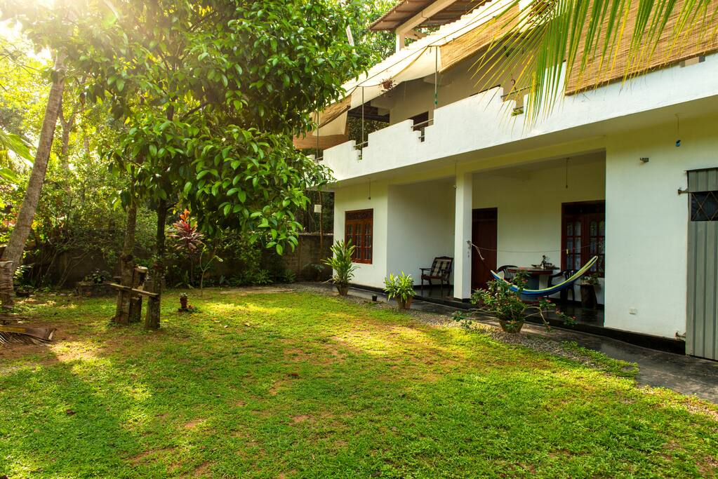 Front House Elevation / Tropical Garden