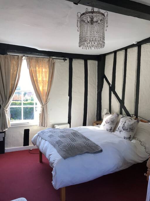 Another view, the bedroom has a double aspect with windows on both sides.