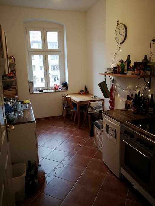 In the kitchen is always Christmas mood, with the undefloor heating