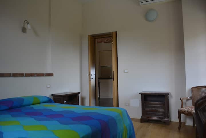 Top floor apartment, the bedroom