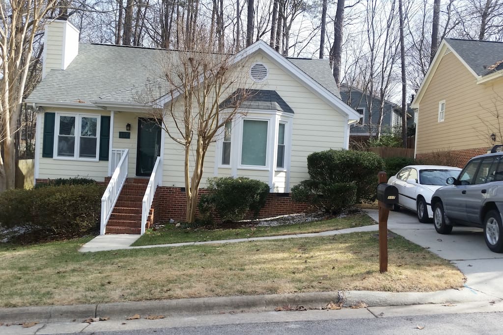 Street parking, front of the house
