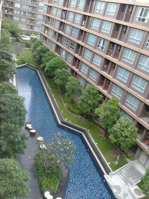Pool view right from the window!!!