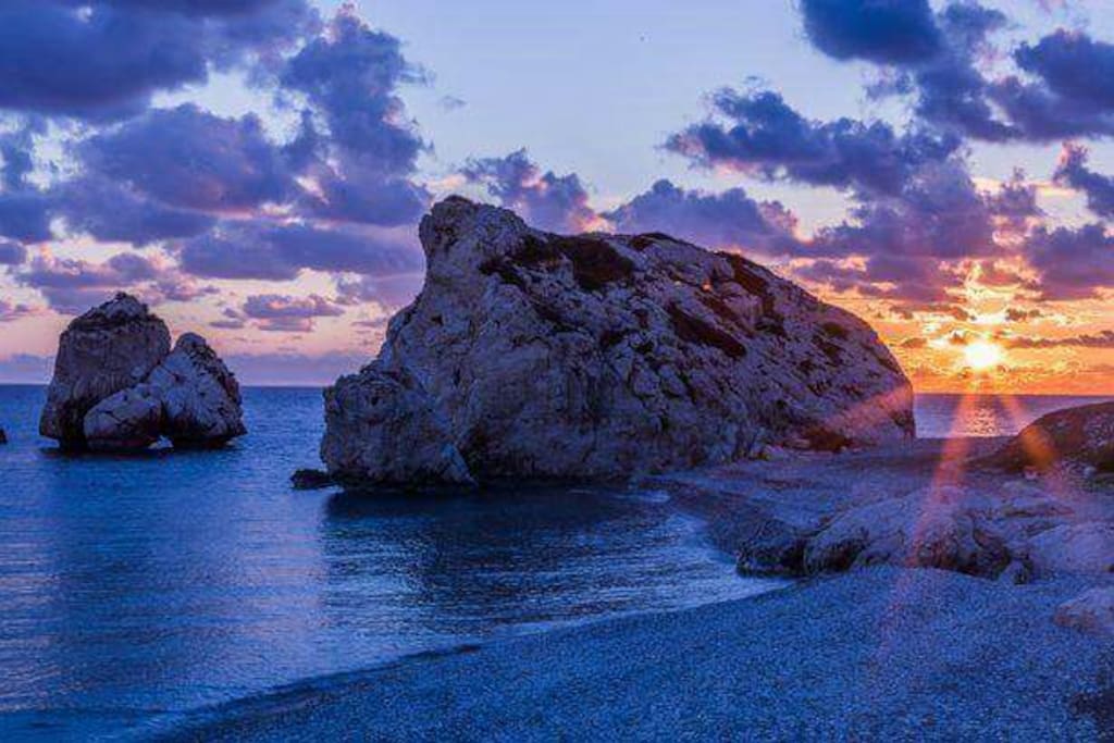 Ancient Greek Goddess of Love and Beauty - Aphrodite - was born of the sea foam here!