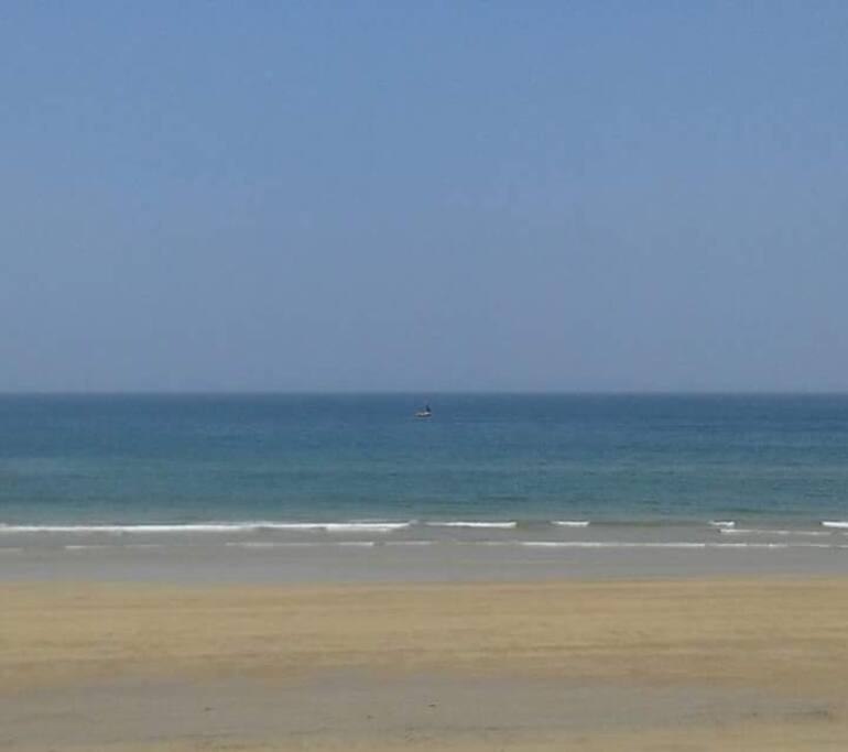 The Ocean view from the lounge, June