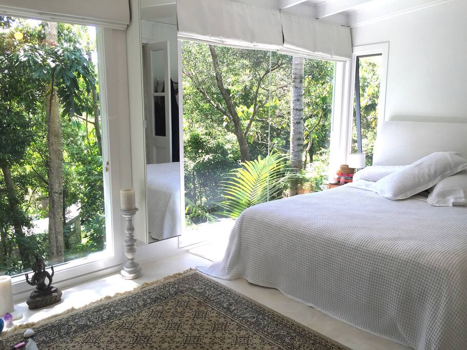 The bedroom is magnificent. You won't want to leave...