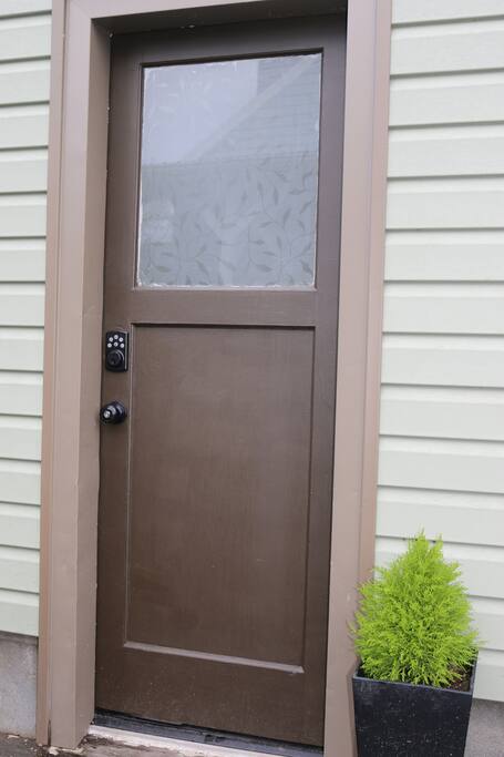 Private entrance to your basement apartment