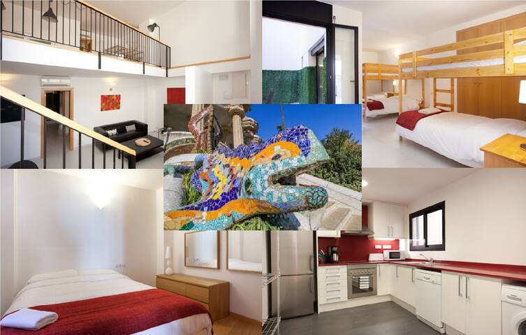 Large 3 bedroom 3 bath flat max 10 happy people!