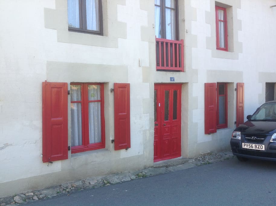 Front of our house.