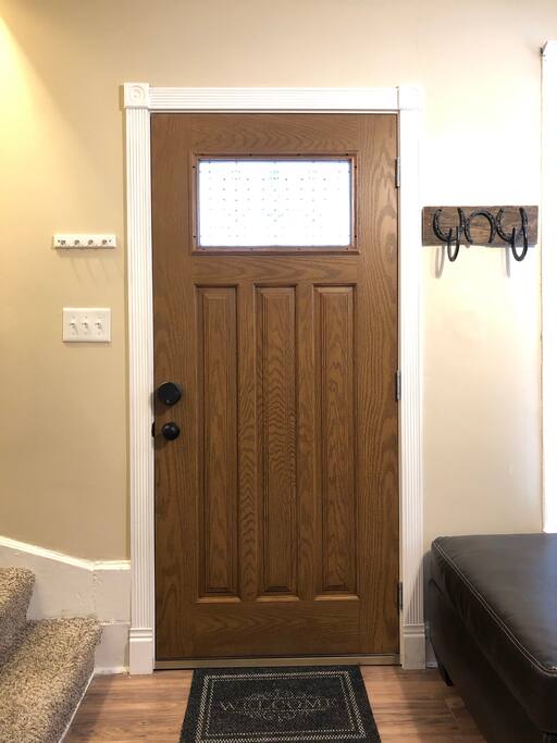Front entry door