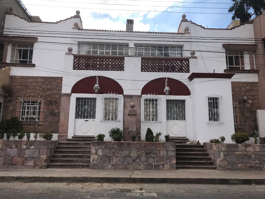 Fachada de la casa