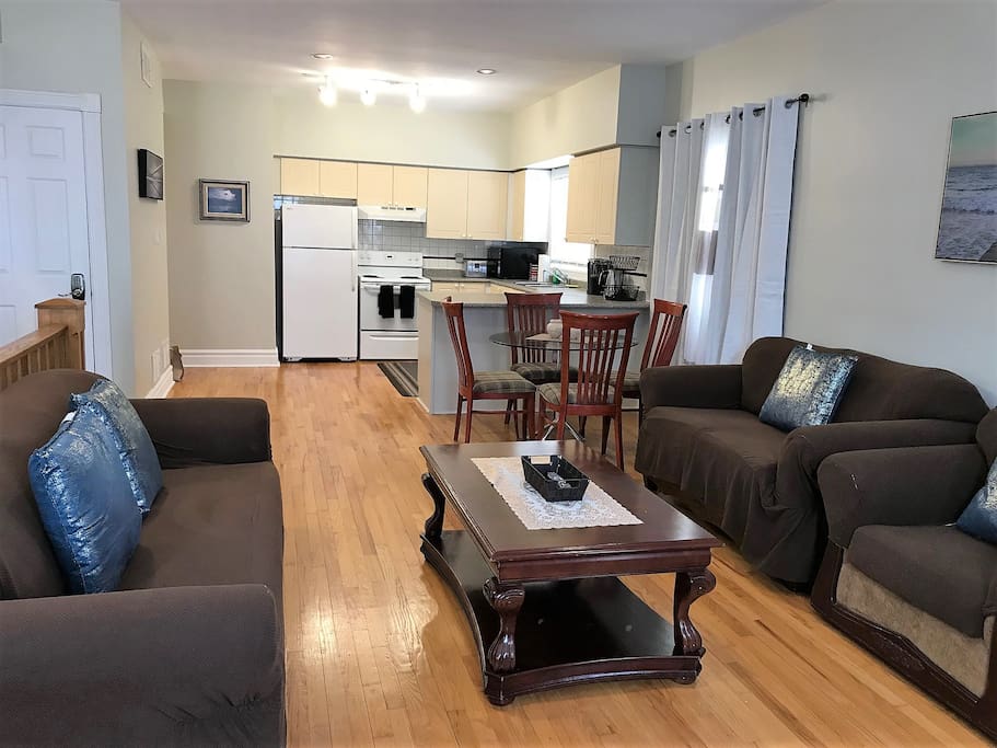 Living room and Dining combo