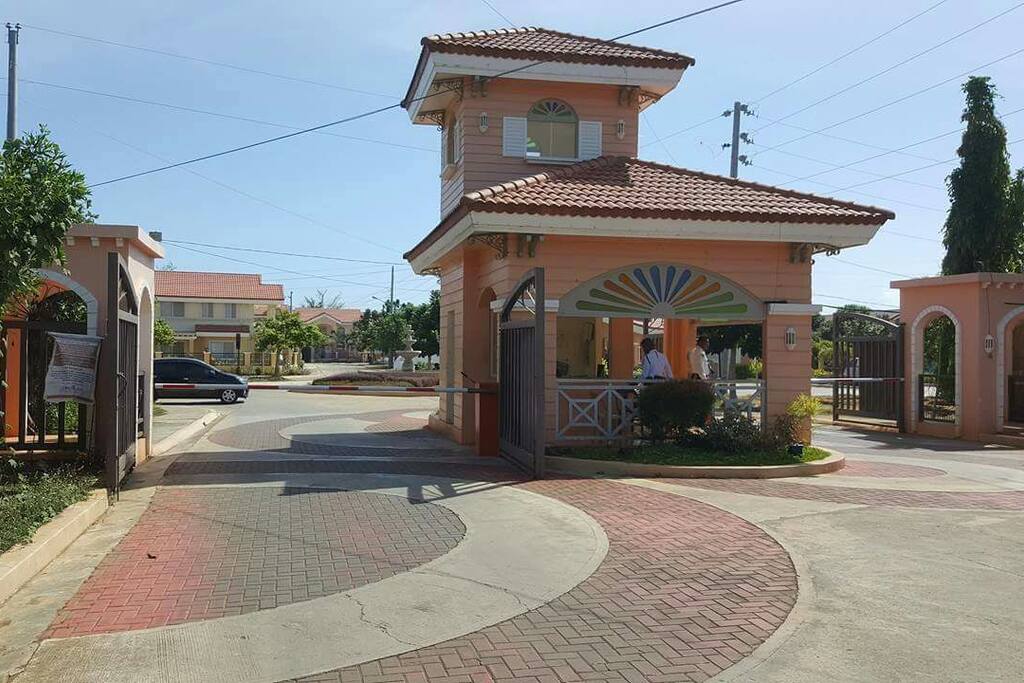 the main entrance