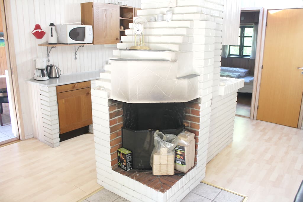 Fireplace for the cold nights in the late season