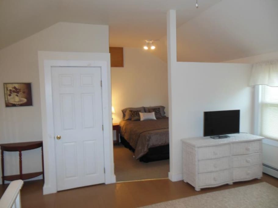 Bedroom and bathroom located on 2nd floor.