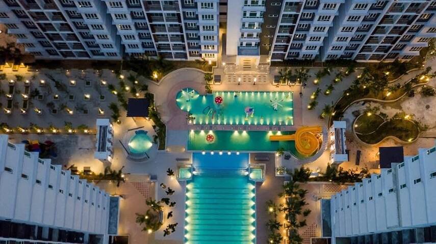 新new 10pax 3房br Condo水上乐园河景公寓 Riverview Parkland Dec 21 Condominium In Malacca City Malaysia 3 Bedrooms 2 Bathrooms
