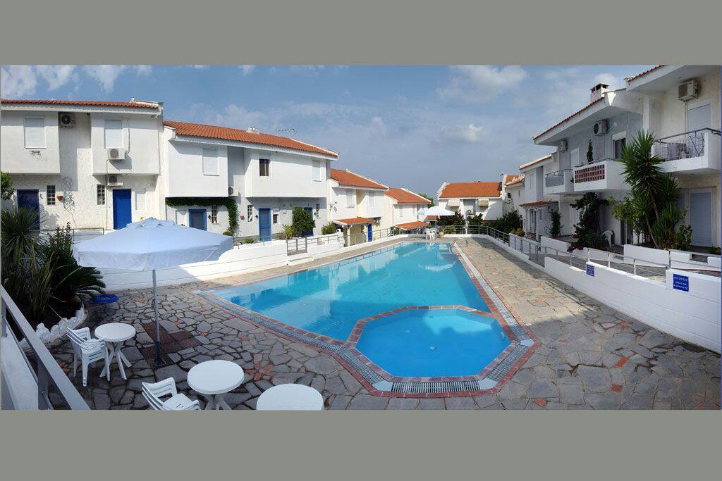 Panaromic view of the swimming pool