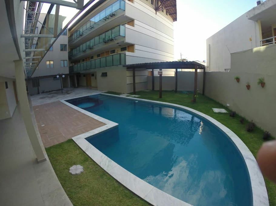 Piscina com hidromassagem