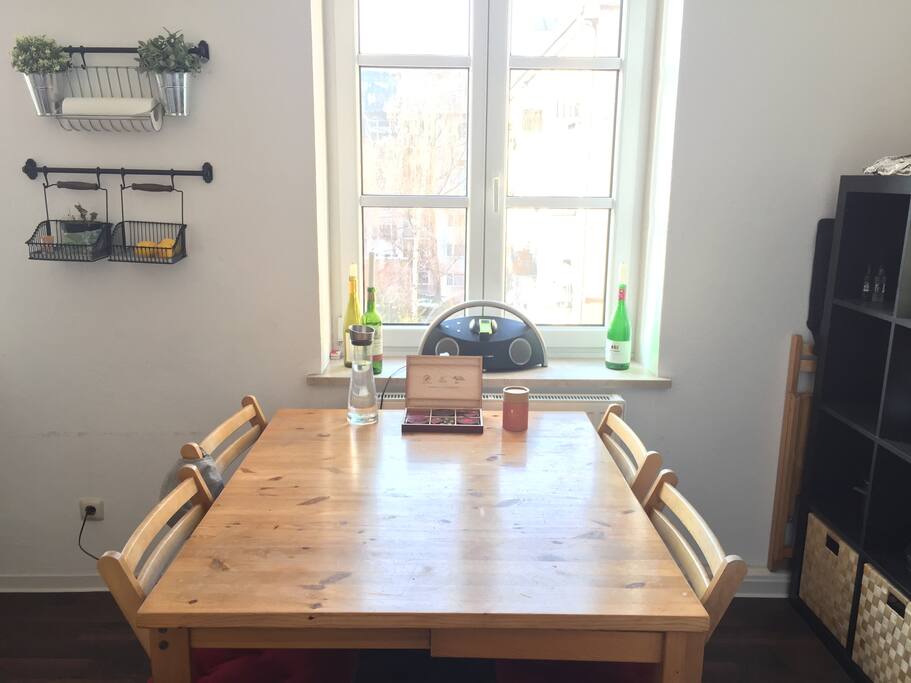 You can use the speakers in case you want to listen to music while cooking or eating.
