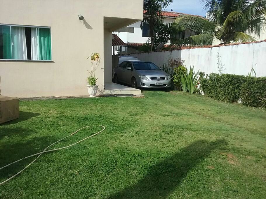 Quintal para estacionamento