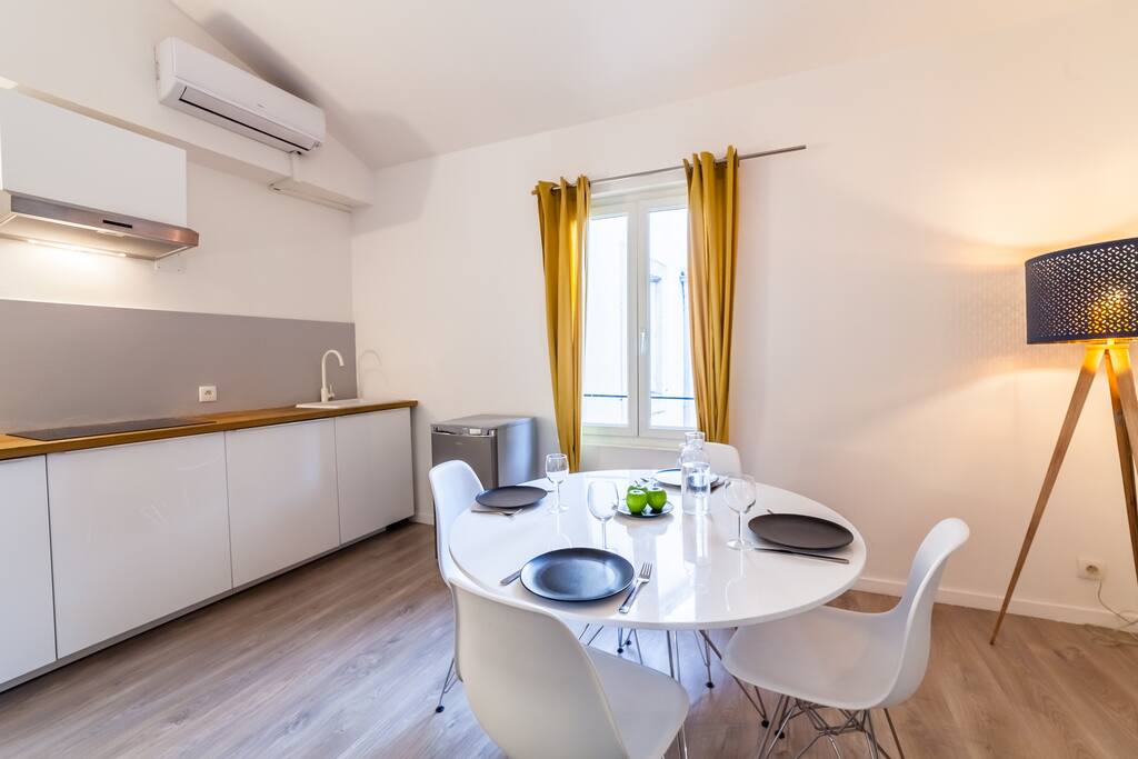 Kitchen and dining area