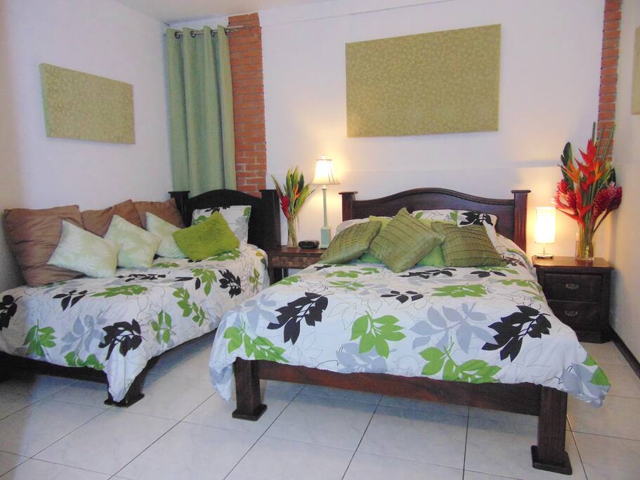 Standard Room #2 has a queen size bed and a twin size bed