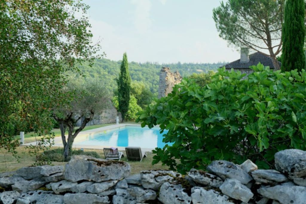 Muret, piscine