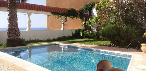Beachfront beachfront villa with pool (Tipaza)