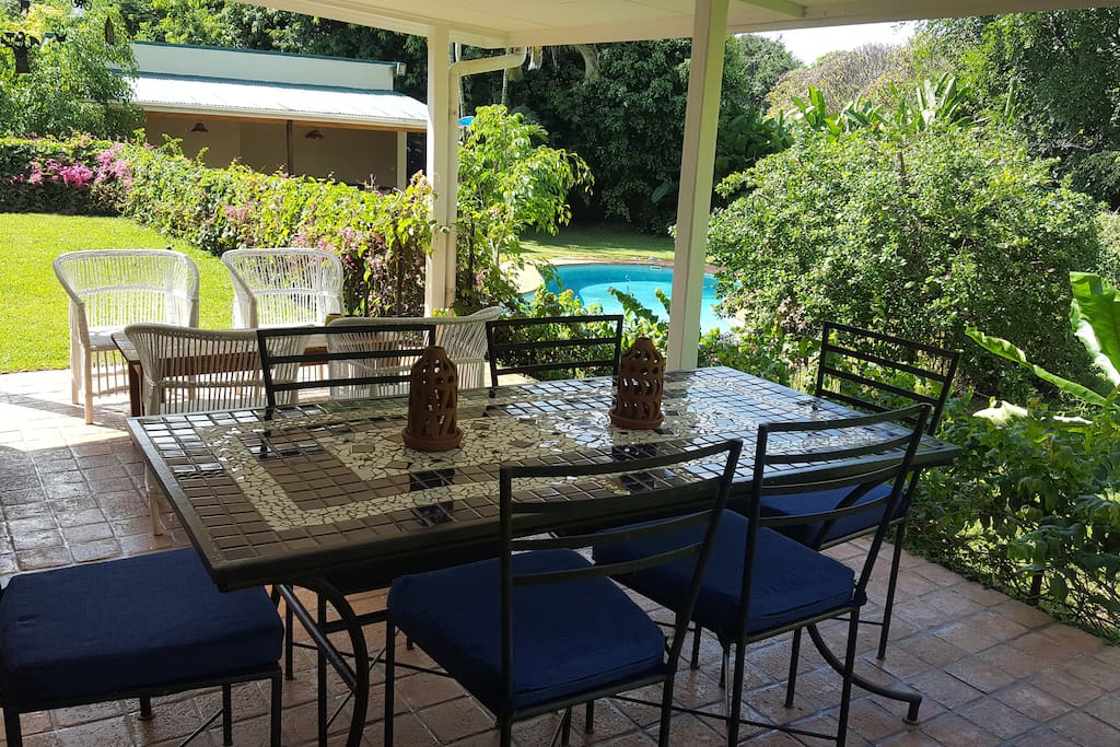 Covered veranda