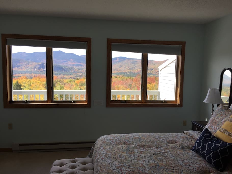Master bedroom and a crisp October day.