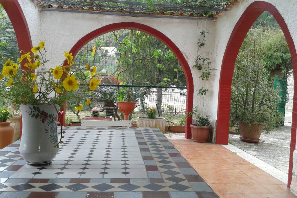 outdoor porch