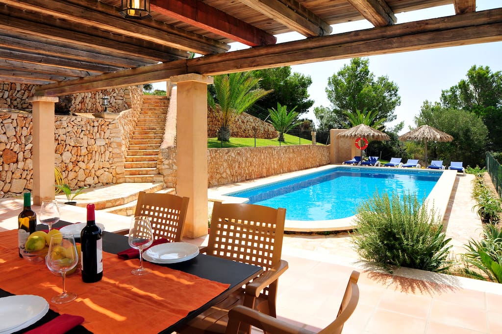 Poolside at Ses Matas Clares